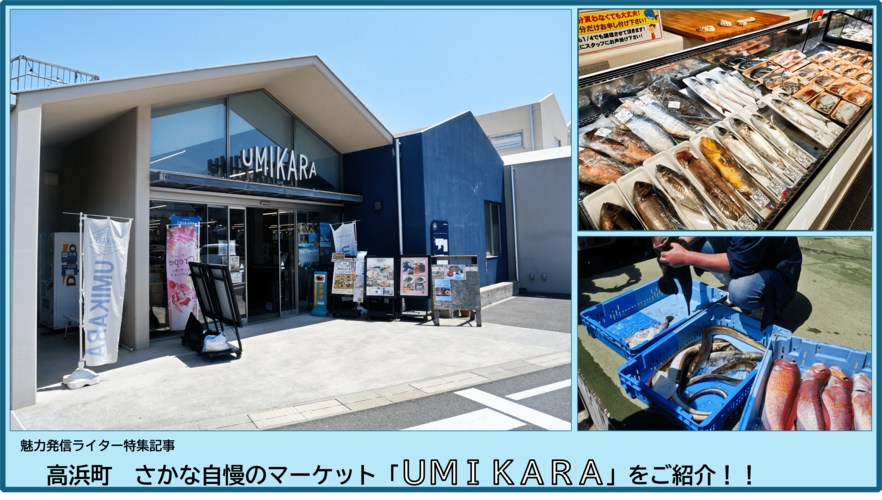 高浜町　さかな自慢のマーケット「UMIKARA」をご紹介！