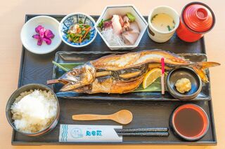 ■若狭フィッシャーマンズ・ワーフ 海幸苑　浜焼き鯖定食